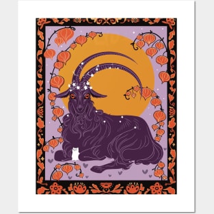 THE GOAT SIT RELAXED Posters and Art